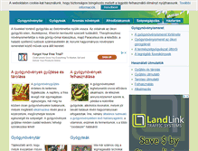 Tablet Screenshot of gyogynovenyek.net